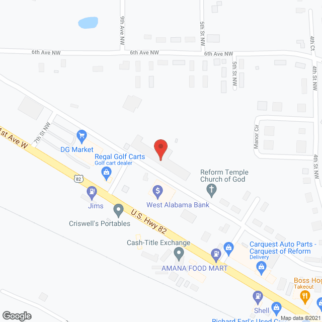 Salem Nursing & Rehab Ctr in google map