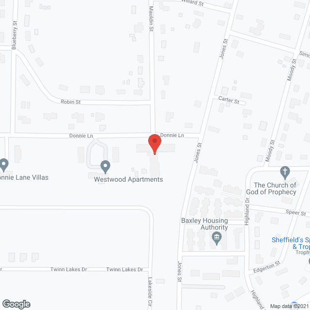 Appling Convalescent Ctr in google map