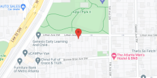 Lillian Avenue in google map