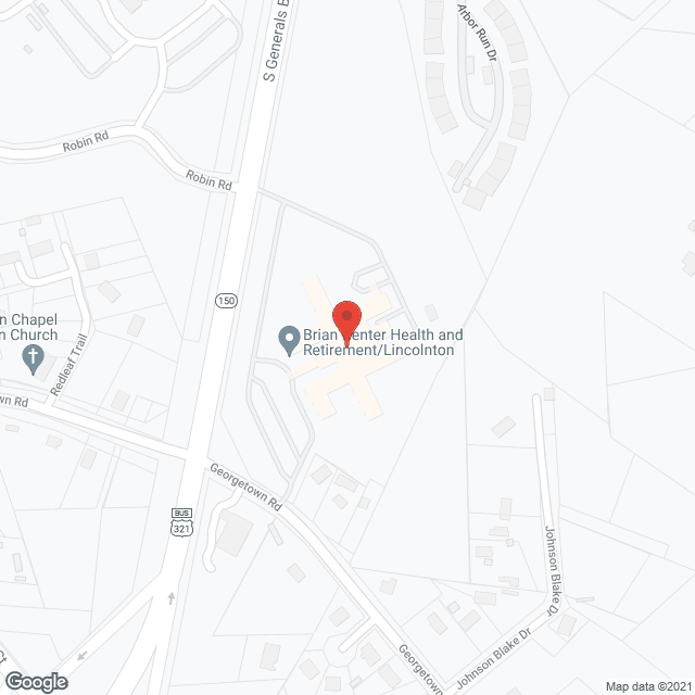 Brian Center Health and Retirement - Lincolnton in google map