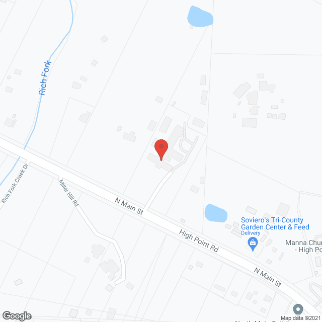 High Point Care Ctr in google map