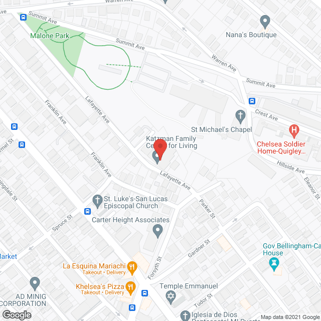 Katzman Family Center for Living in google map