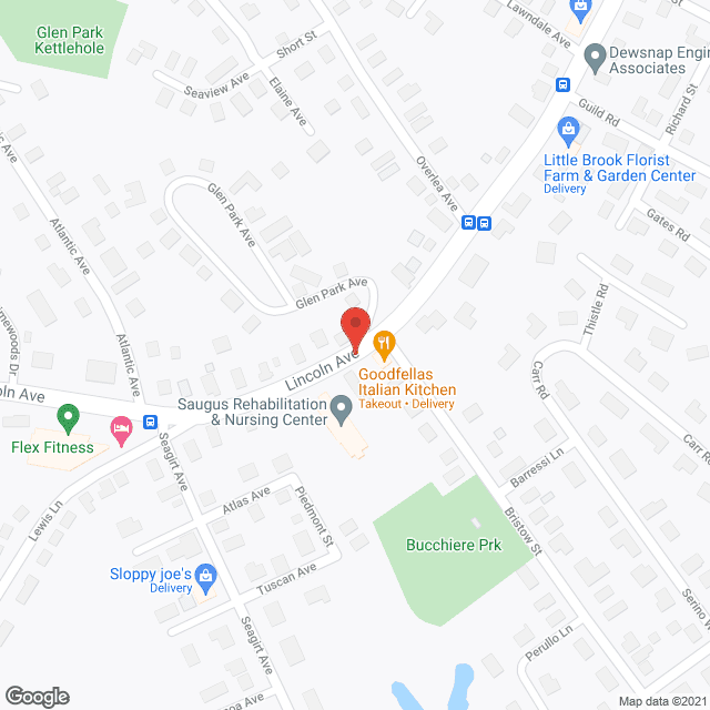 Saugus Care and Rehabilitation Center in google map