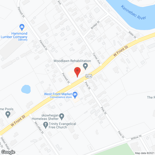 Woodlawn Rehab & Nursing Ctr in google map