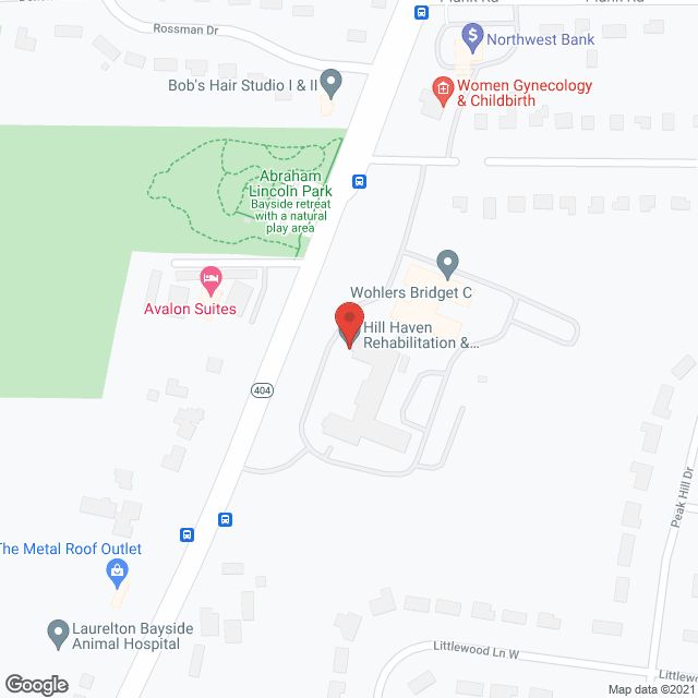 Hill Haven Nursing Home in google map