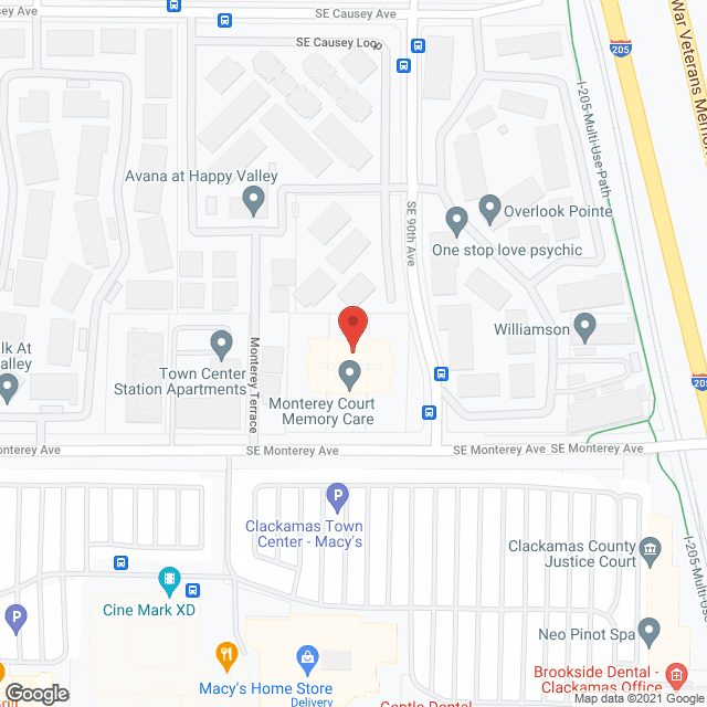 Monterey Court Memory Care in google map