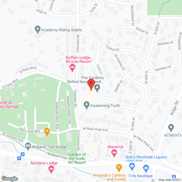 Garden of the Gods Care Ctr in google map
