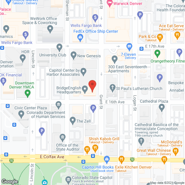 Colorado Health Care Assn in google map