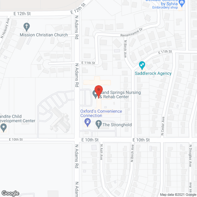 Sand Springs Nursing and Rehab in google map