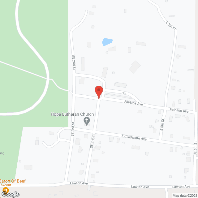 Oklahoma Veterans Ctr in google map