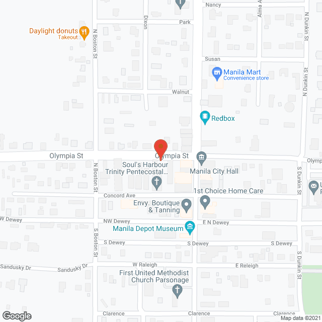 Manila Nursing Ctr in google map