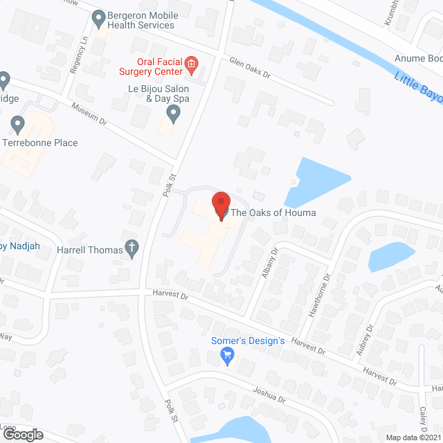 Heritage Manor of Houma in google map