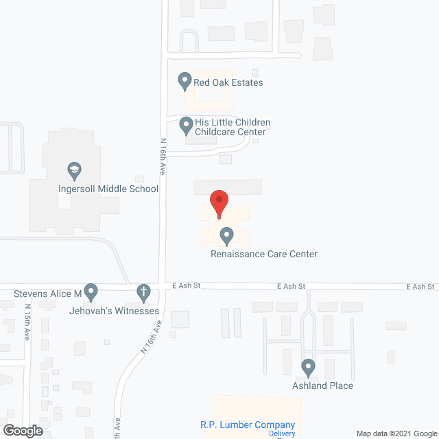 Renaissance Care Ctr in google map