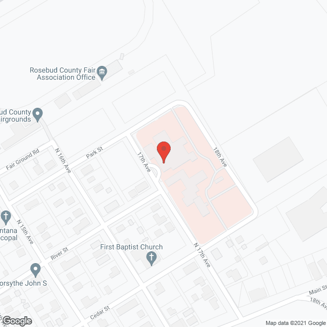 Rosebud Health Care Ctr in google map