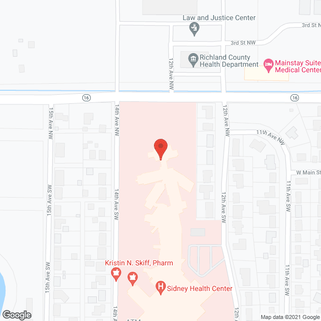 Sidney Health Ctr in google map