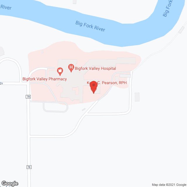 Northern Itasca Health Care in google map