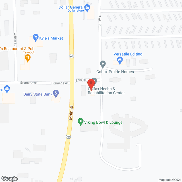 Sandy Ridge Apts/Ridgecrest Manor in google map