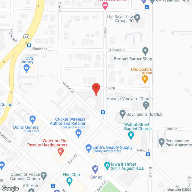 Walnut Court Retirement Comm in google map