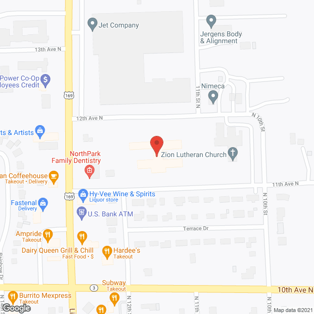 Humboldt Care Ctr North in google map