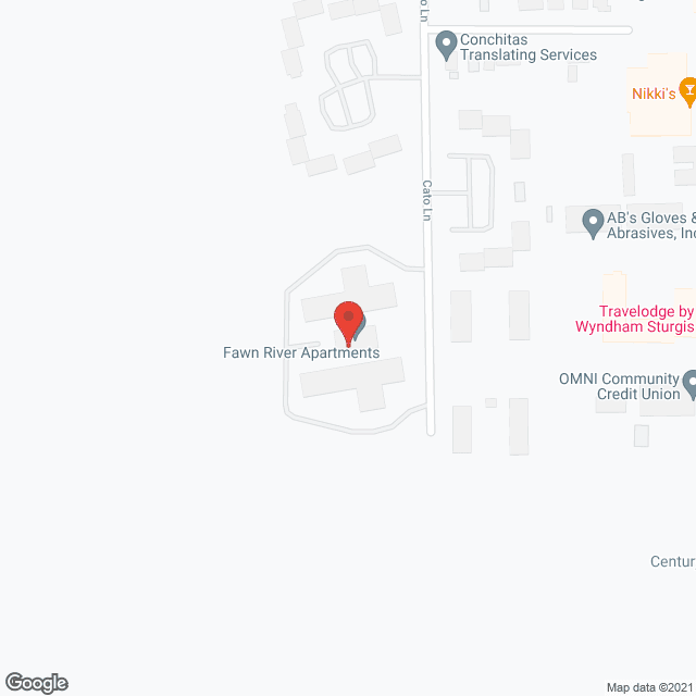 Fawn River Retirement Apts in google map