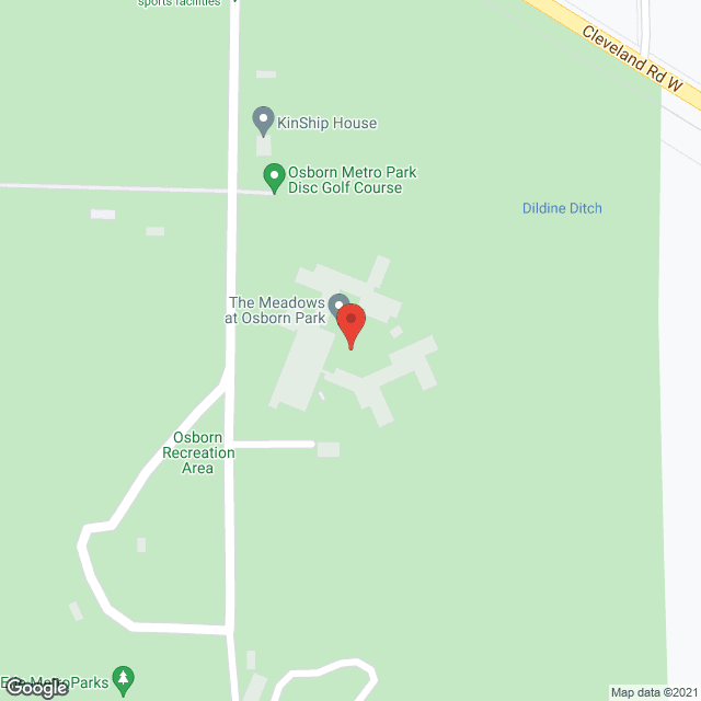 Erie County Care Facility in google map