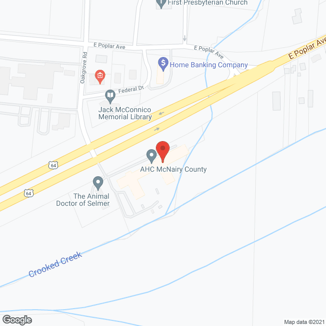 McNairy Co. Health Care Center in google map