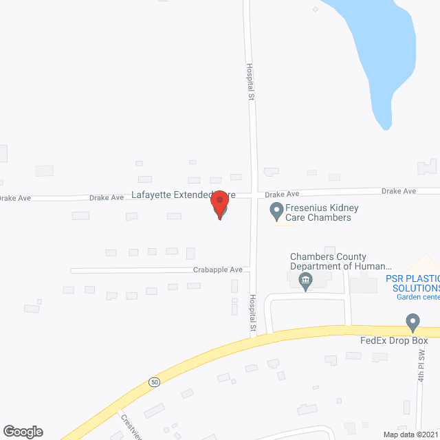 Lafayette Extended Care Inc in google map