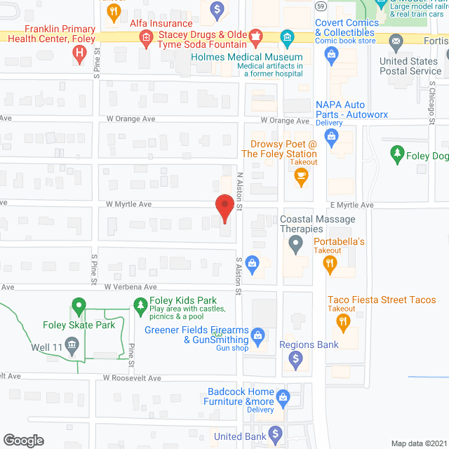 Country Roads Assisted Living in google map
