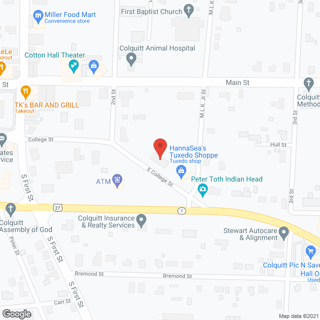 Colquitt Alternative Care in google map