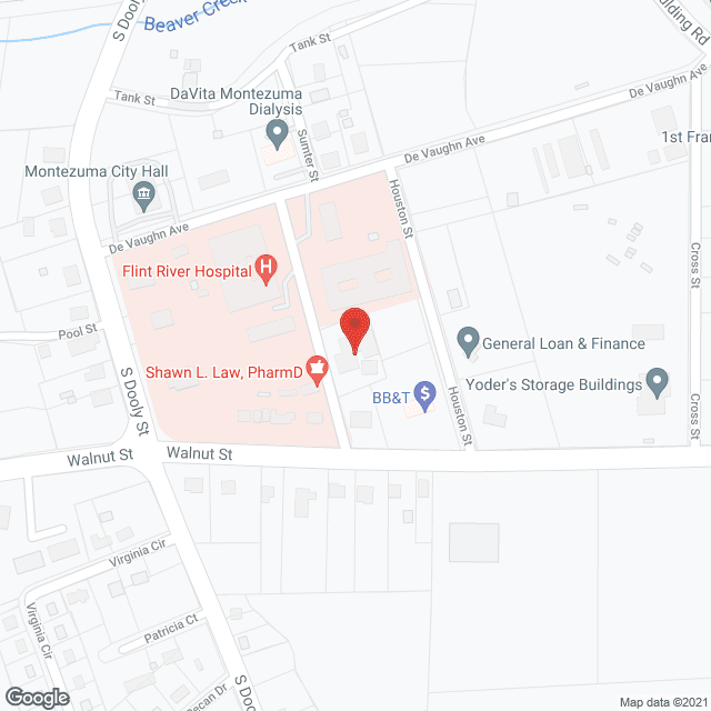 Montezuma Health Care Ctr in google map