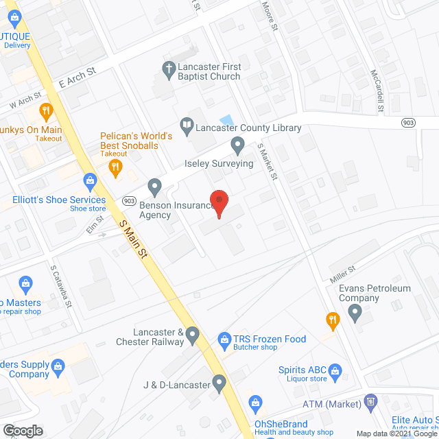 Lancaster Manor in google map