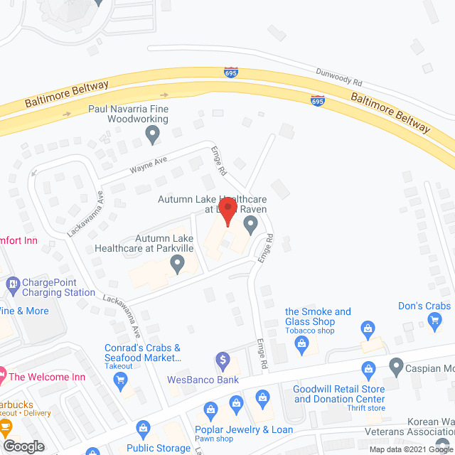 Loch Raven Center in google map