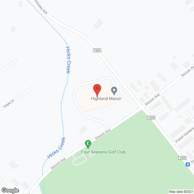 Highland Manor Nursing Ctr in google map