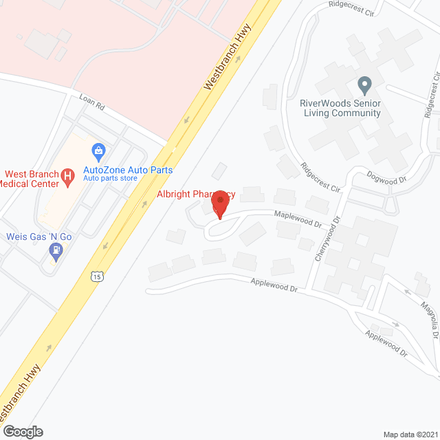 Albright Care Svc in google map