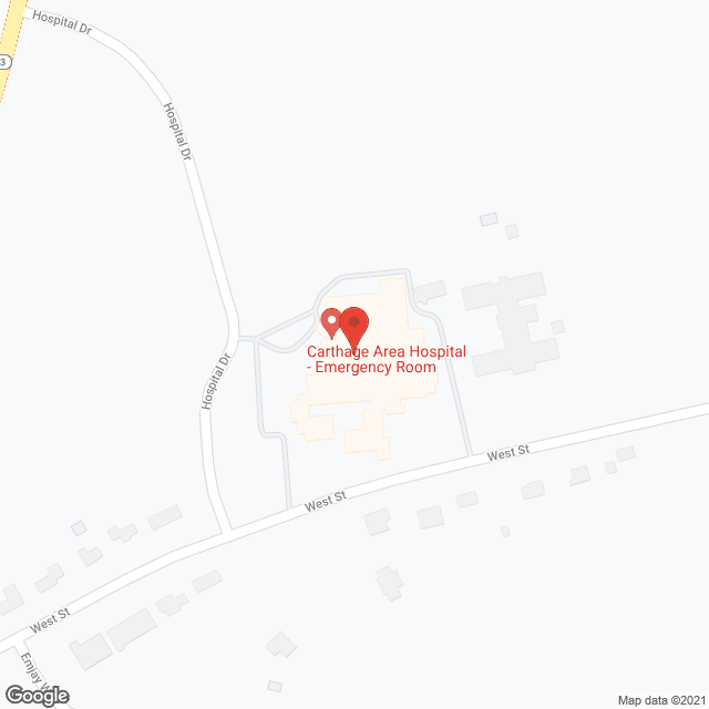 Carthage Area Hospital in google map