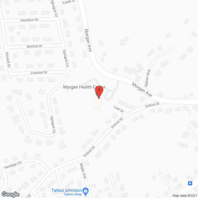 Morgan Health Ctr in google map