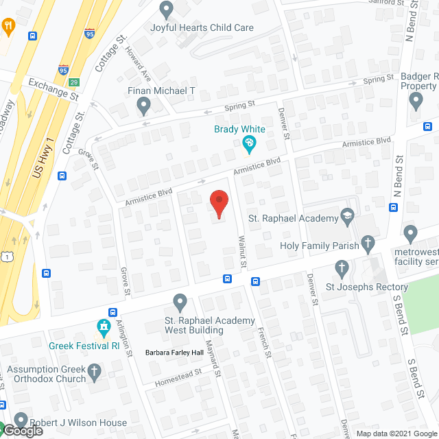 Weeden Manor in google map