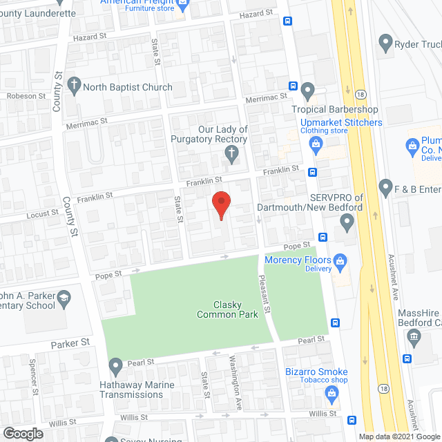 Bedford Village Nursing Home in google map