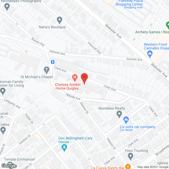 Soldiers Home in google map