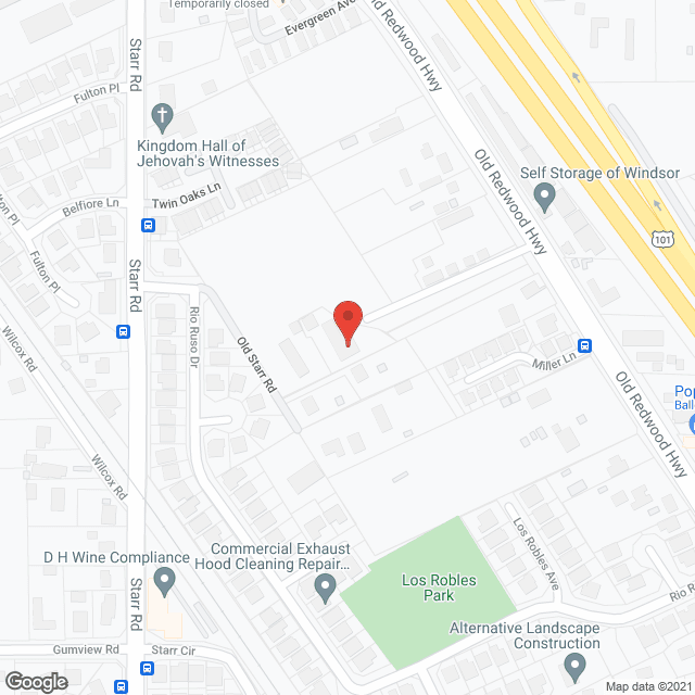 Cole&#x27;s Retirement Home in google map