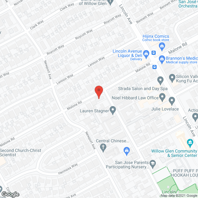 Willow Glen Residential Care in google map