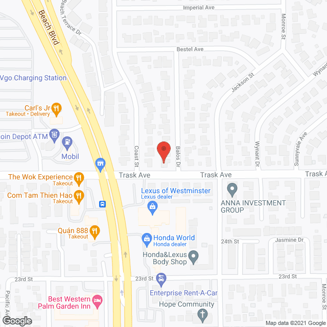 Barras Homes in google map