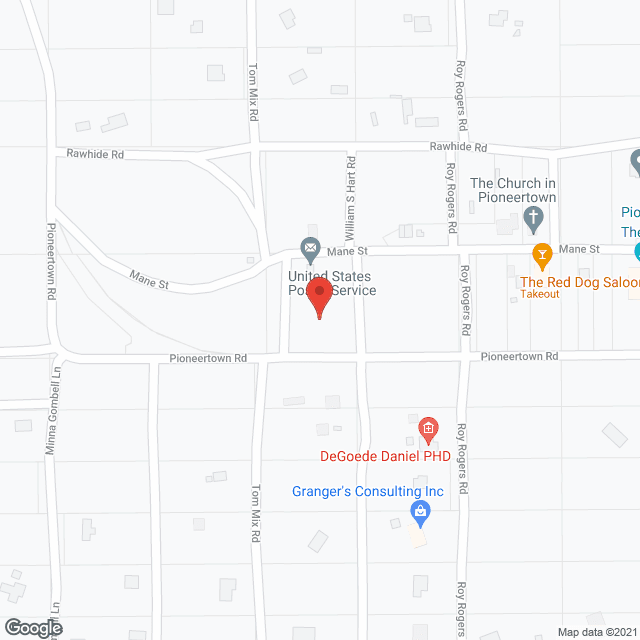 Pioneer Elder Care in google map