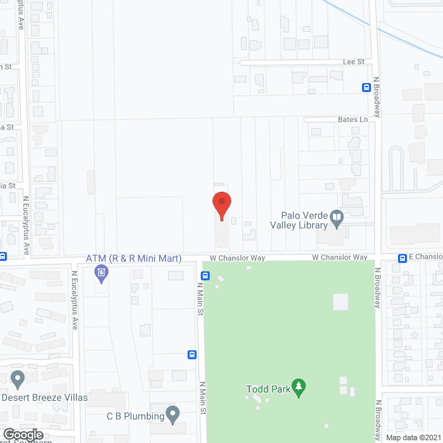 Blythe Nursing Care Ctr in google map