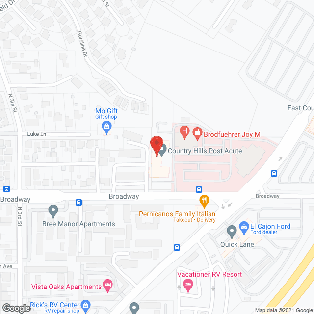 Country Hills Health Care Ctr in google map