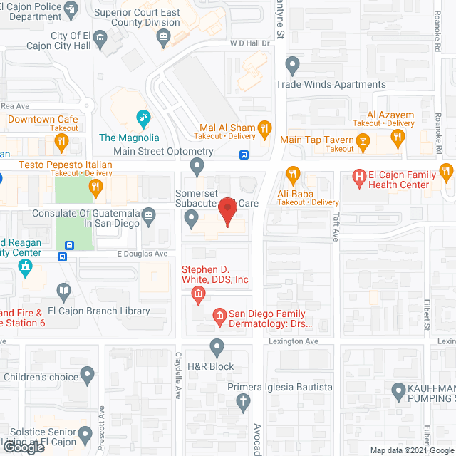 Somerset Subacute Rehab in google map