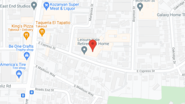 Leisure Vale Assisted Living in google map