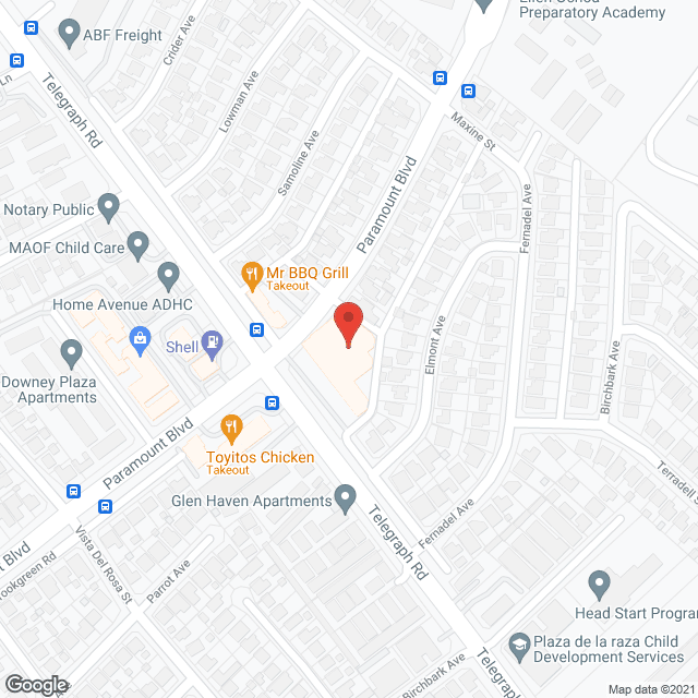 Riviera Healthcare Ctr in google map