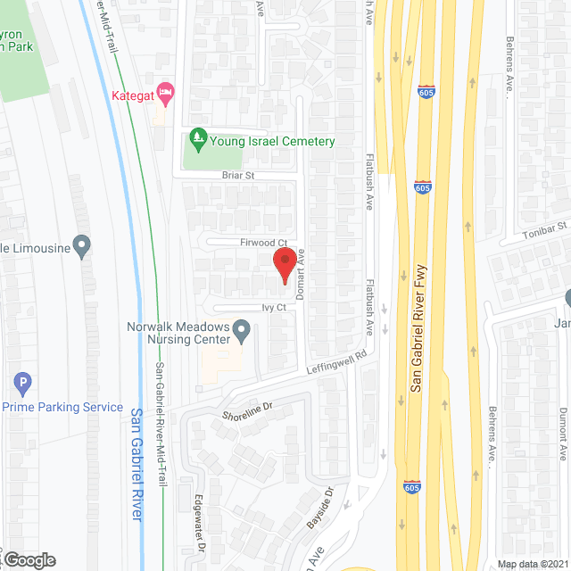 Malibu East Board and Care I in google map