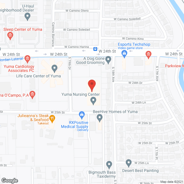 Yuma Nursing Ctr/La Premesa Memory Care in google map